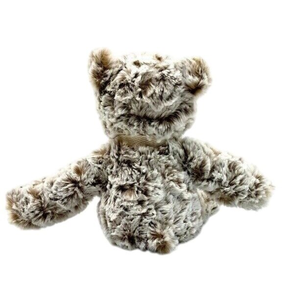Demdaco Giving Bear Plush Brown White 9" Always in my Heart Mottled Frosted - Picture 5 of 12